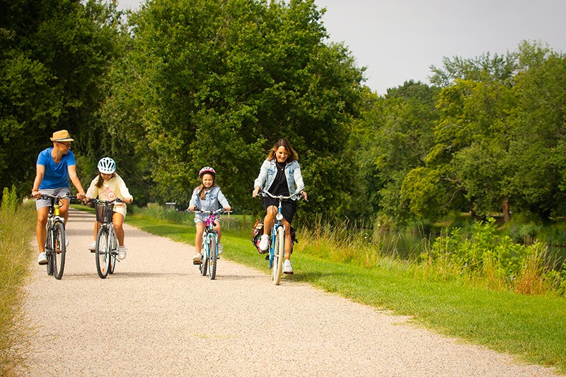 Le canal à  vélo